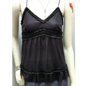 ❇Express Shimmer Ruffle Camisole size M🥂🎉